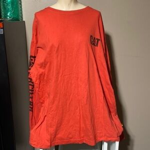 Caterpillar Cat Logo Long-Sleeve T-Shirt Mens​​​